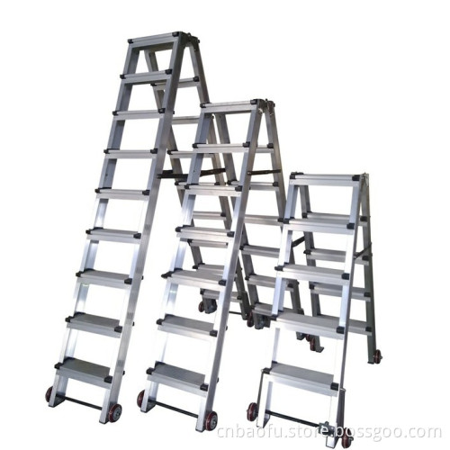(375LBS) Aluminum Alloy Portable and 9-Step Ladder